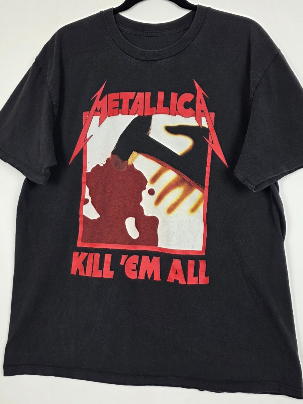Metallica Kill Em All Metal Music Mens 2XL Short Sleeve Black Graphic T Shirt